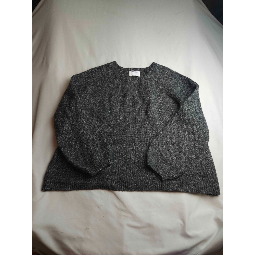 Old Navy Sweater Womens Size XL Gray Knit Pullover Long Sleeve Crew Neck Casual